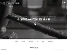Tablet Screenshot of gwiazdowski.pl